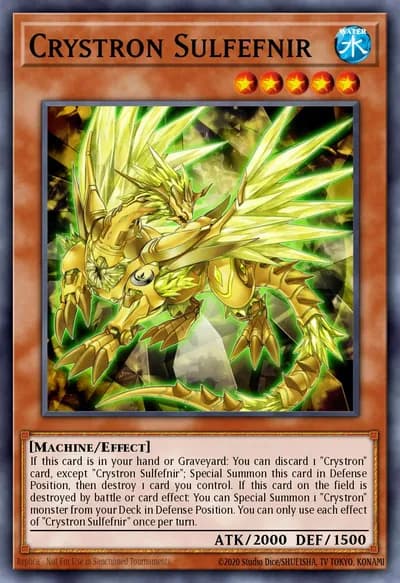 Crystron Sulfefnir — Carta Yu-Gi-Oh!