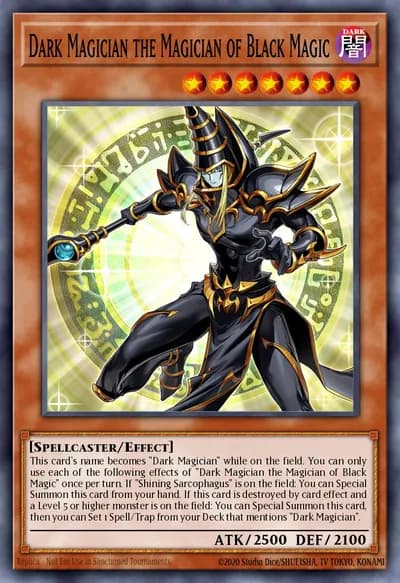 Mago Negro o Mago da Magia Negra — Carta Yu-Gi-Oh!