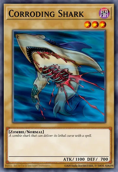 Tubarão Corrosivo — Carta Yu-Gi-Oh!