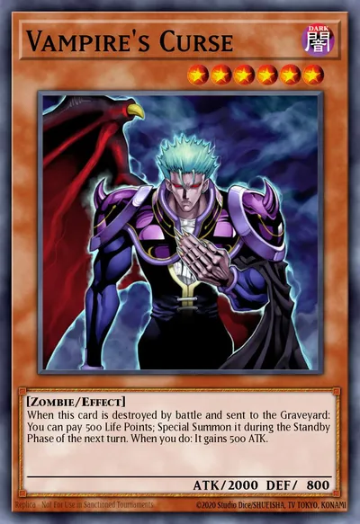 Maldição do Vampiro — Carta Yu-Gi-Oh!