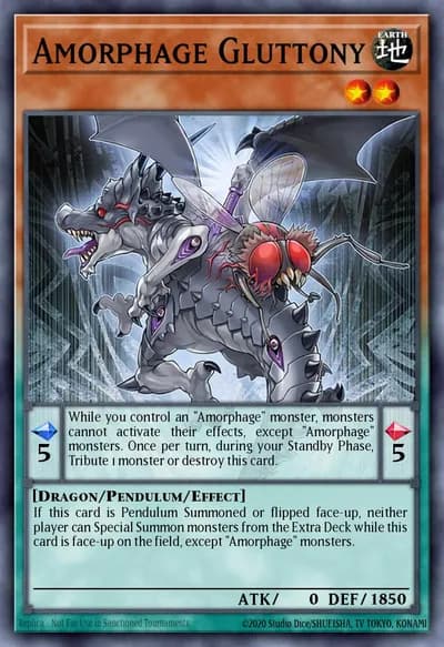 Amorphage Gluttony — Carta Yu-Gi-Oh!