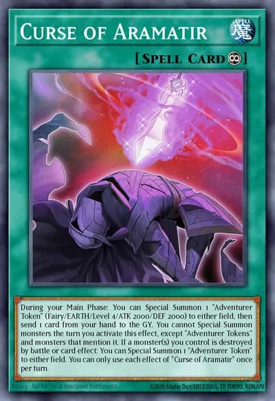 Curse of Aramatir — Carta Yu-Gi-Oh!