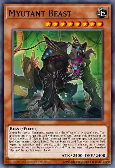 Myutant Beast — Carta Yu-Gi-Oh!