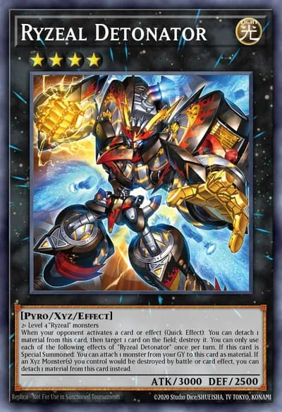 Ryzeal Detonator — Carta Yu-Gi-Oh!
