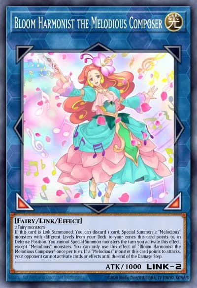 Bloom Harmonist the Melodious Composer — Carta Yu-Gi-Oh!