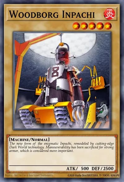 Woodborg Inpachi — Carta Yu-Gi-Oh!