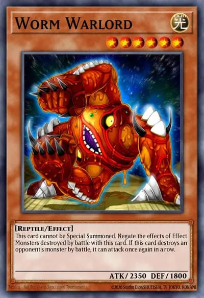 Worm Warlord — Carta Yu-Gi-Oh!