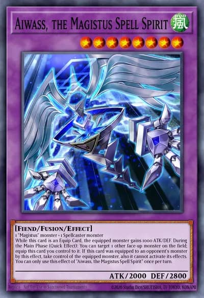 Aiwass, o Espírito Mágico Magistus — Carta Yu-Gi-Oh!