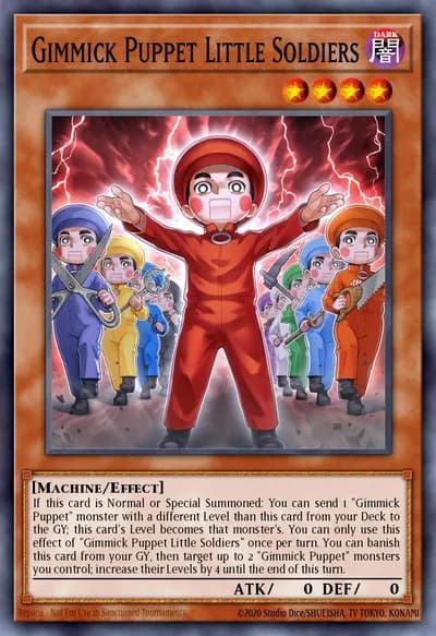 Gimmick Puppet Little Soldiers — Carta Yu-Gi-Oh!