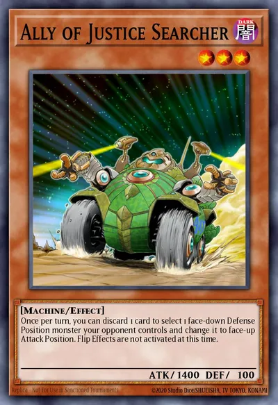 Aliado da Justiça Buscador — Carta Yu-Gi-Oh!