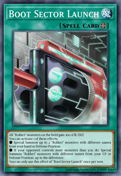 Boot Sector Launch — Carta Yu-Gi-Oh!