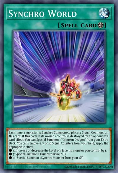 Mundo Sincro — Carta Yu-Gi-Oh!