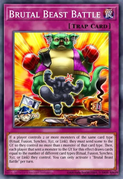 Batalha da Fera Brutal — Carta Yu-Gi-Oh!