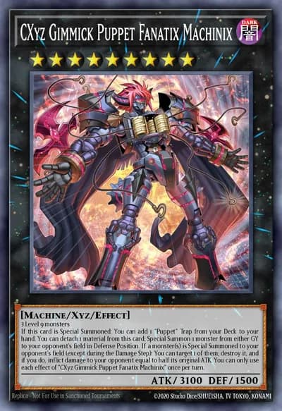 CXyz Gimmick Puppet Fanatix Machinix — Carta Yu-Gi-Oh!