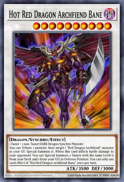 Hot Red Dragon Archfiend Bane — Carta Yu-Gi-Oh!