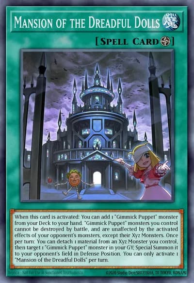 Mansão das Bonecas Terríveis — Carta Yu-Gi-Oh!