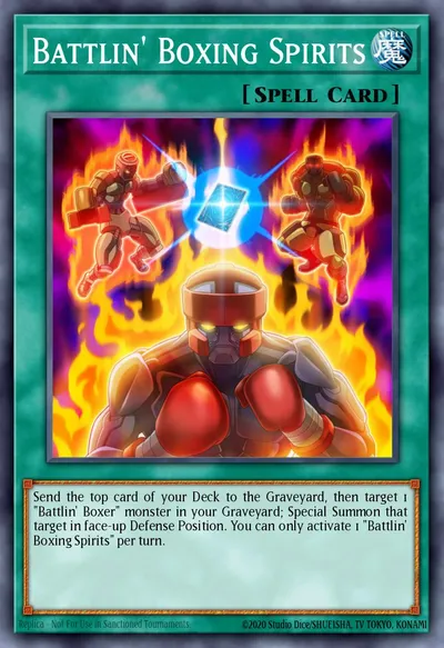 Espíritos de Boxeadores Lutadores — Carta Yu-Gi-Oh!