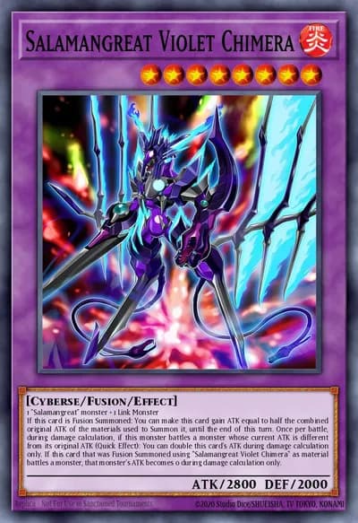 Salamangreat Violet Chimera — Carta Yu-Gi-Oh!