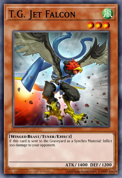 T.G. Jet Falcon — Carta Yu-Gi-Oh!
