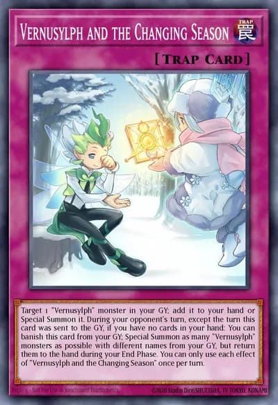 Vernusylph and the Changing Season — Carta Yu-Gi-Oh!