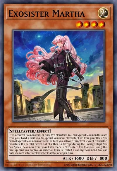 Exosister Martha — Carta Yu-Gi-Oh!