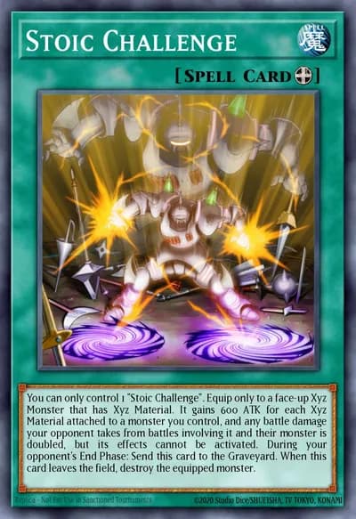 Desafio Estóico — Carta Yu-Gi-Oh!