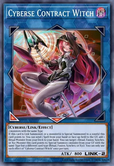 Bruxa do Contrato Cyberse — Carta Yu-Gi-Oh!