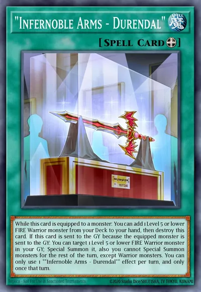 Armas Nobres Infernais - Durendal — Carta Yu-Gi-Oh!