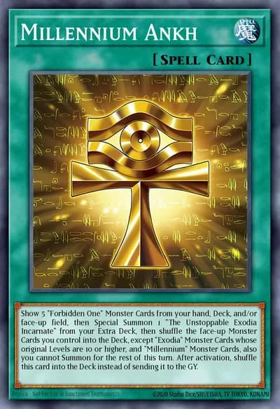 Millennium Ankh — Carta Yu-Gi-Oh!