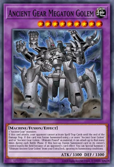 Ancient Gear Megaton Golem — Carta Yu-Gi-Oh!