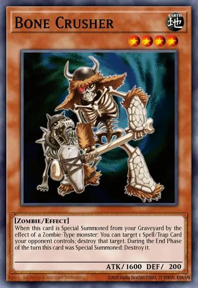 Bone Crusher — Carta Yu-Gi-Oh!