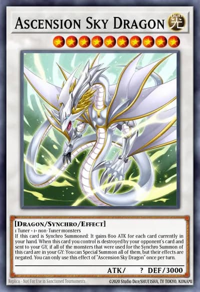 Ascension Sky Dragon — Carta Yu-Gi-Oh!