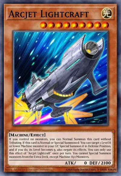 Arcjet Lightcraft — Carta Yu-Gi-Oh!