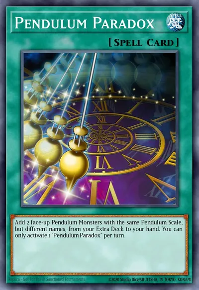 Paradoxo Pêndulo — Carta Yu-Gi-Oh!
