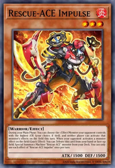 Rescue-ACE Impulso — Carta Yu-Gi-Oh!
