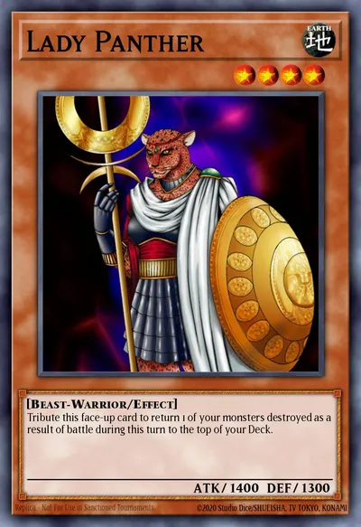 Lady Panther — Carta Yu-Gi-Oh!