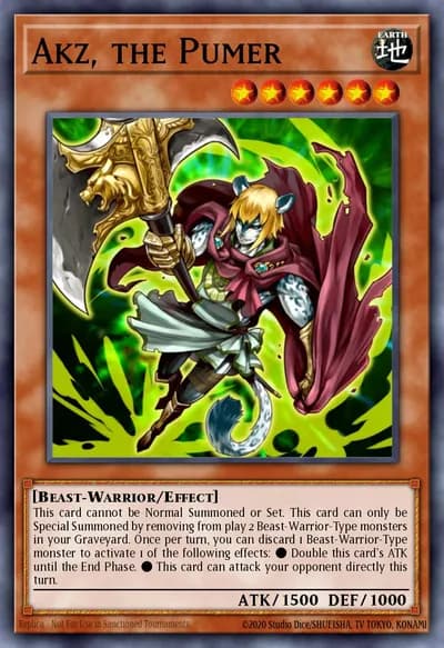 Akz, o Pumer — Carta Yu-Gi-Oh!