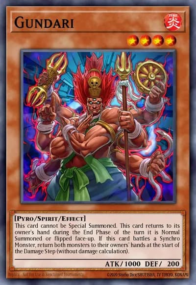 Gundari — Carta Yu-Gi-Oh!