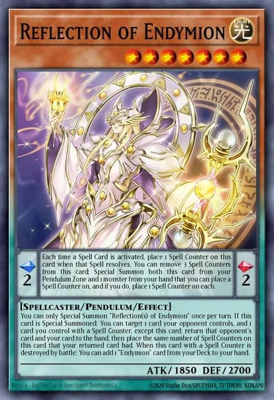 Reflexo de Endymion — Carta Yu-Gi-Oh!