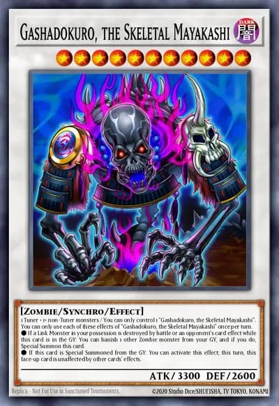 Gashadokuro, o Mayakashi Esquelético — Carta Yu-Gi-Oh!