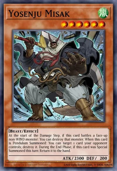 Yosenju Misak — Carta Yu-Gi-Oh!