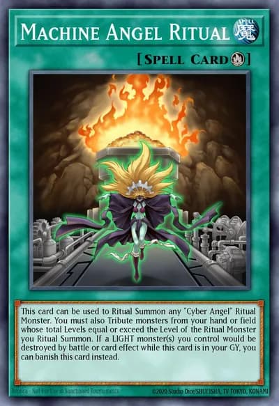 Ritual da Anjo Máquina — Carta Yu-Gi-Oh!