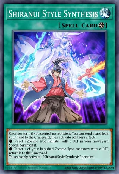 Estilo Shiranui Síntese — Carta Yu-Gi-Oh!