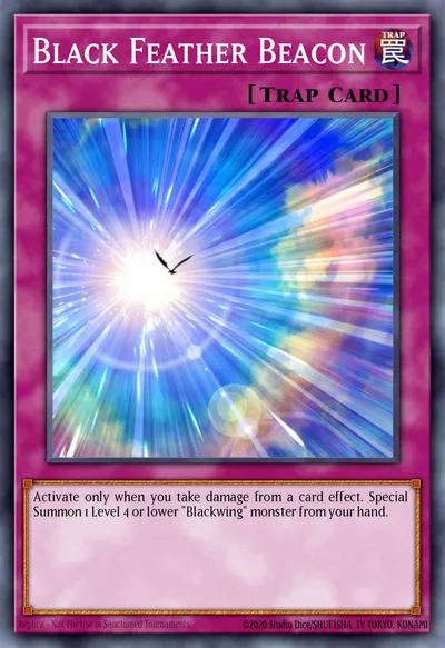 Black Feather Beacon — Carta Yu-Gi-Oh!