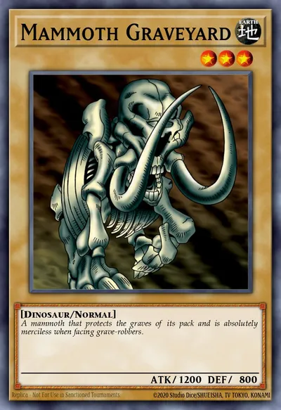 Mamute do Cemitério — Carta Yu-Gi-Oh!