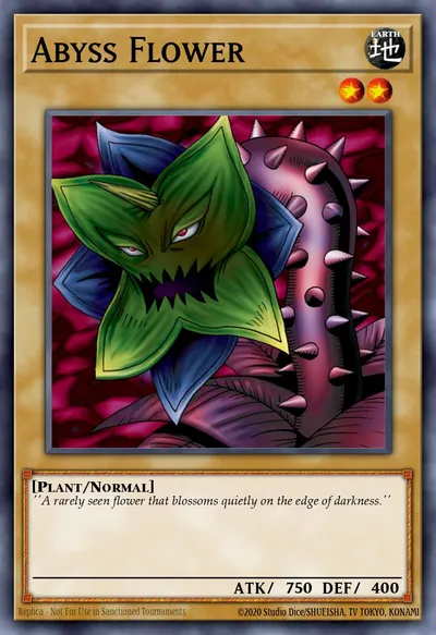 Flor do Abismo — Carta Yu-Gi-Oh!