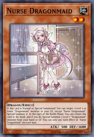 Dragonmaid Enfermeira — Carta Yu-Gi-Oh!