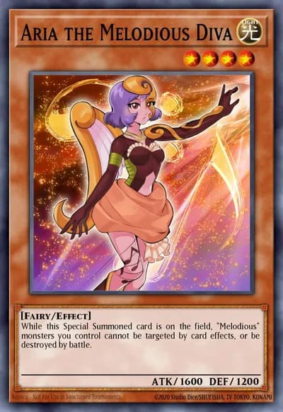 Aria, a Divina Melodiosa — Carta Yu-Gi-Oh!