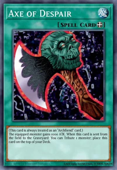 Machado do Desespero — Carta Yu-Gi-Oh!