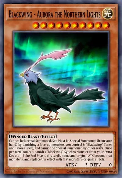 Blackwing - Aurora the Northern Lights — Carta Yu-Gi-Oh!